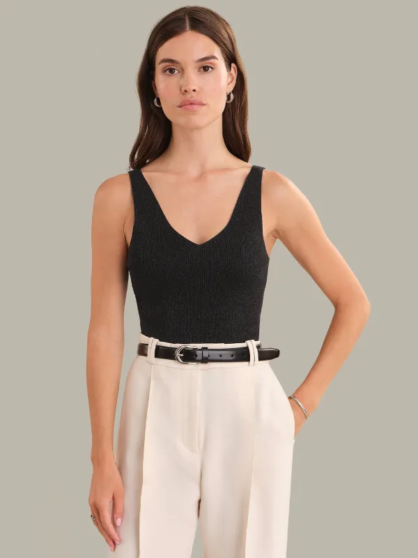 Opal: Wool Rib Tank sold by 525 America