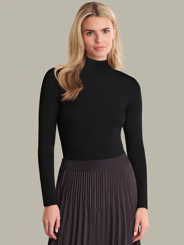 Rowan: Silk Blend Turtleneck sold by 525 America