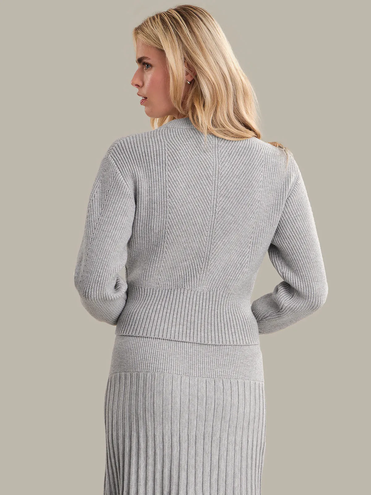 Chelsea: Shaker Stitch Crewneck Sweater sold by 525 America product image thumbnail 3