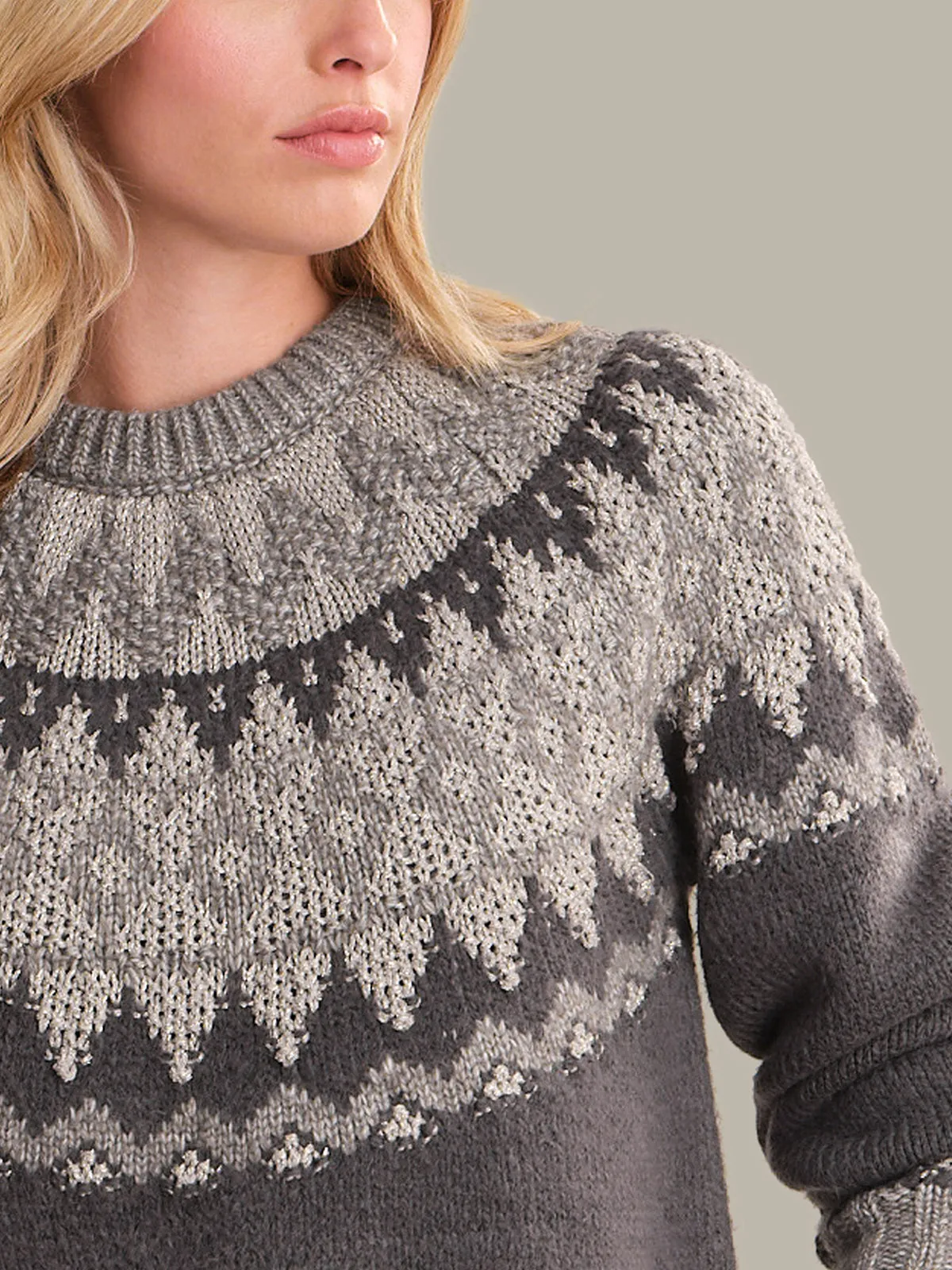 Indie: Fair Isle Raglan Pullover sold by 525 America product image thumbnail 5