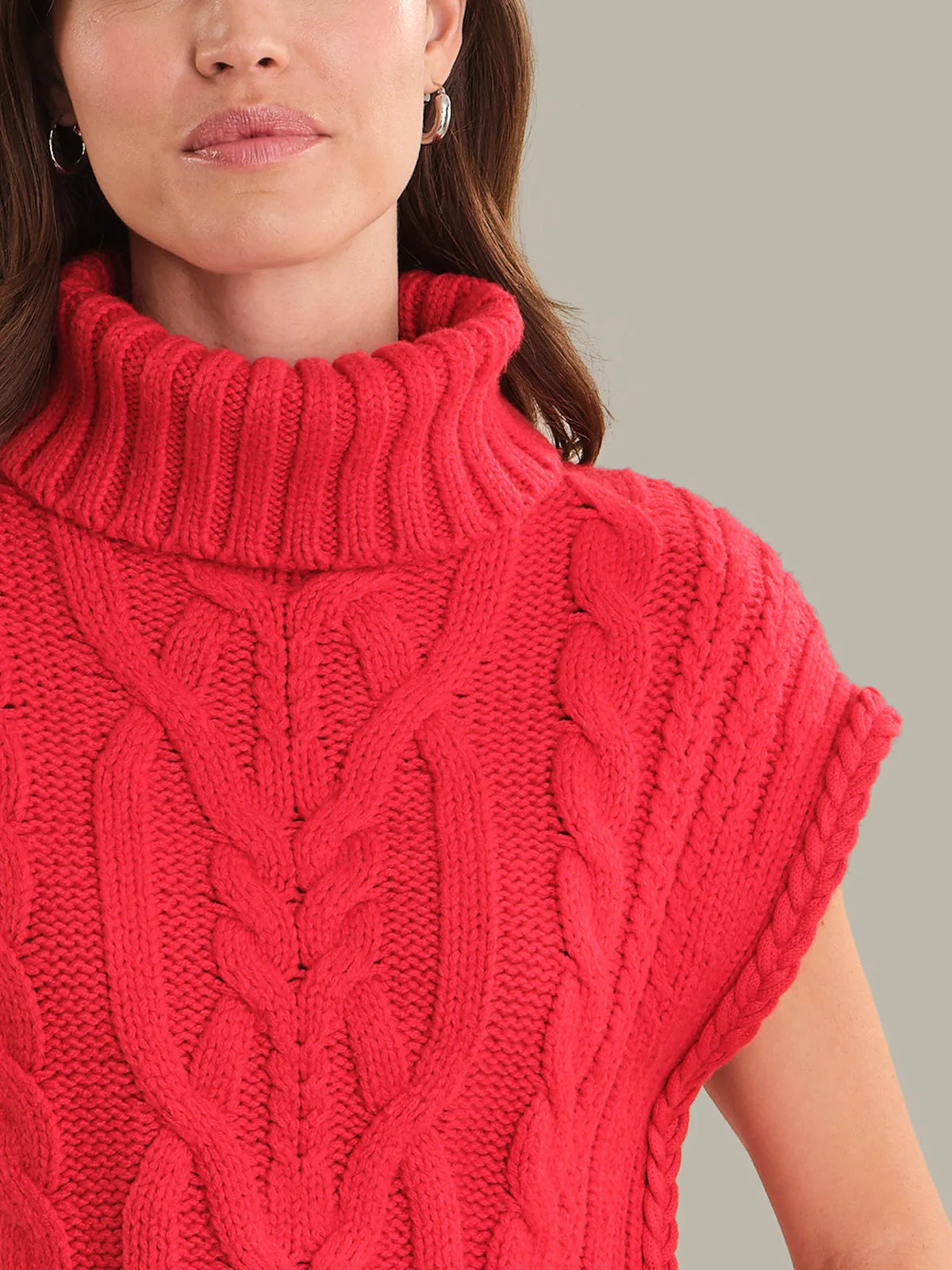 Maeve: Cable Knit Vest sold by 525 America product image thumbnail 4