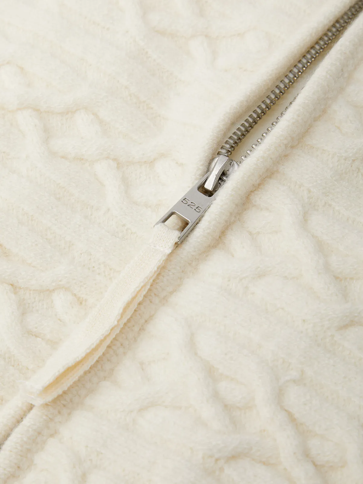 Alpine: Cable Knit Zip Up sold by 525 America product image thumbnail 5