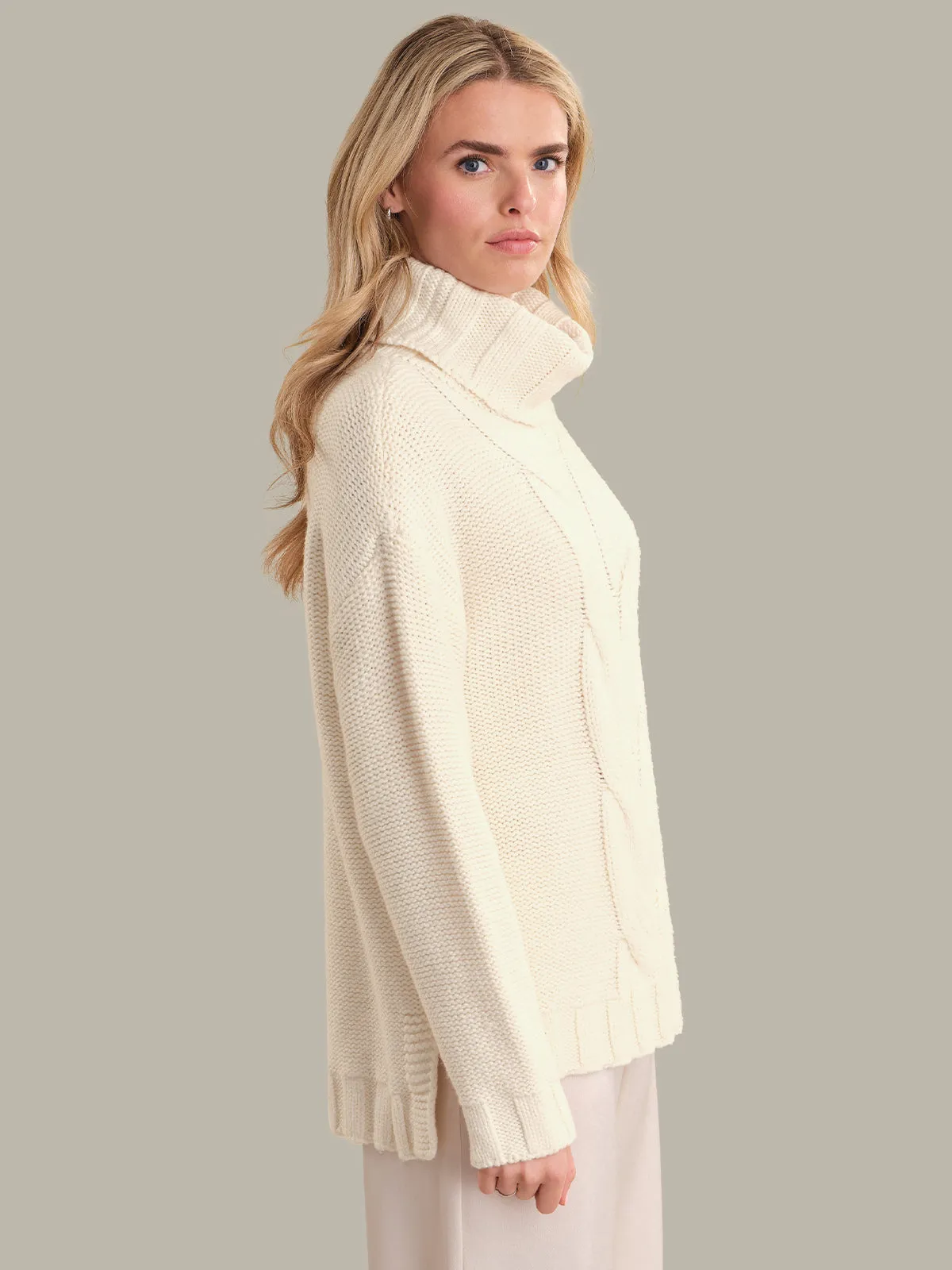 Lark: Cable Turtleneck Sweater sold by 525 America product image thumbnail 2