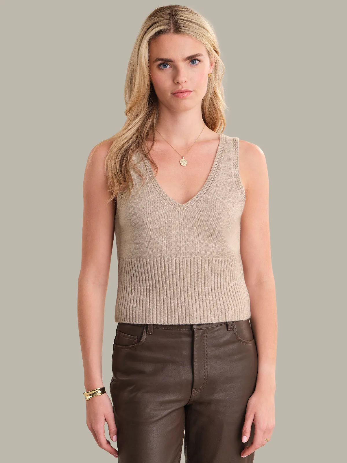 Brynn: V-Neck Tank sold by 525 America