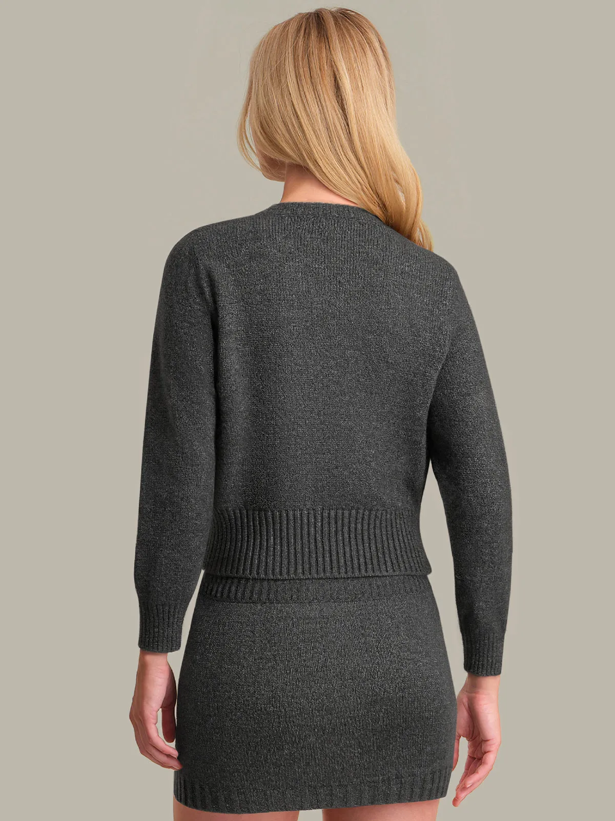 Alena: Crewneck Cardigan sold by 525 America product image thumbnail 3