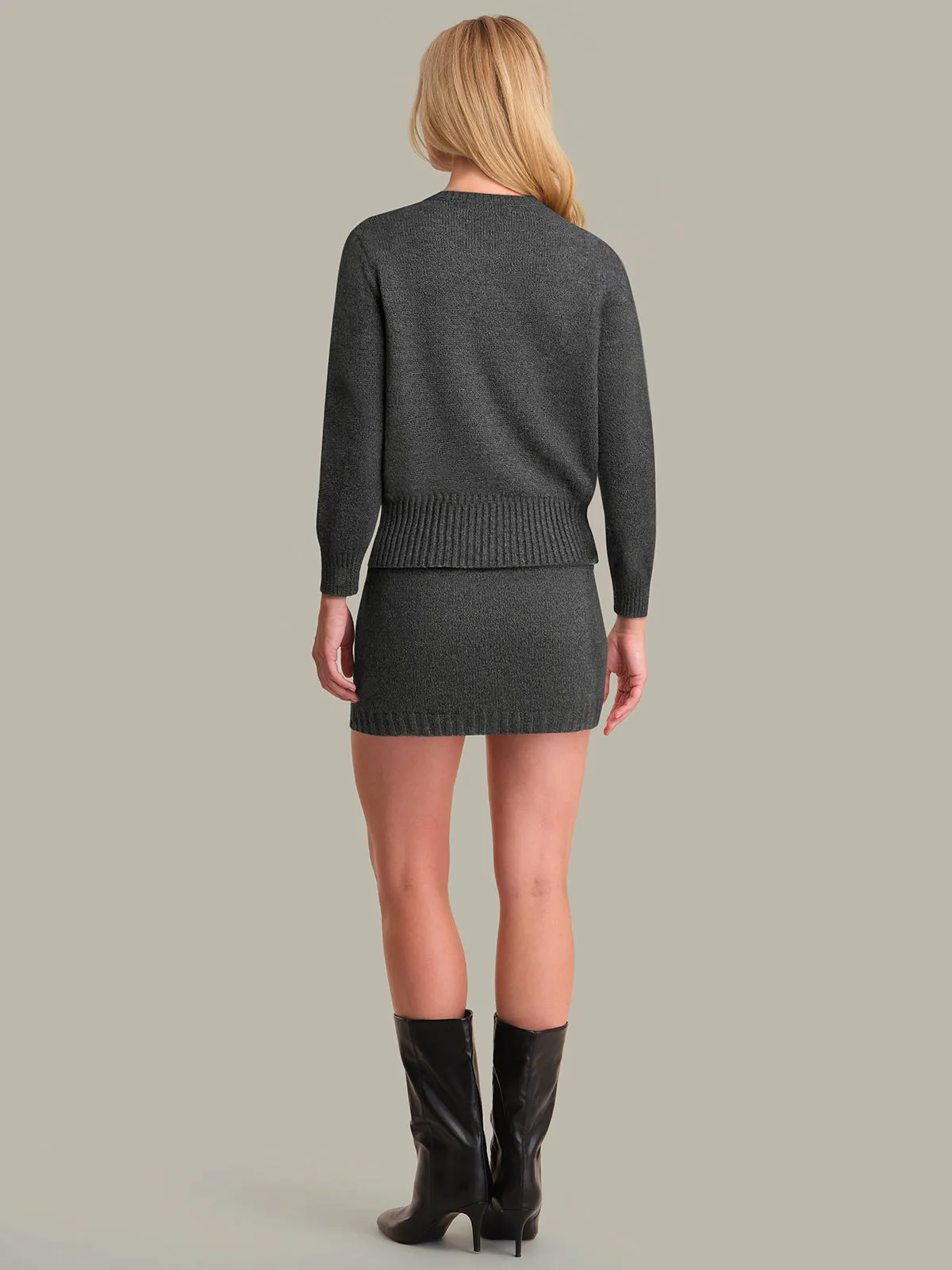 Alena: Mini Sweater Skirt sold by 525 America product image thumbnail 3