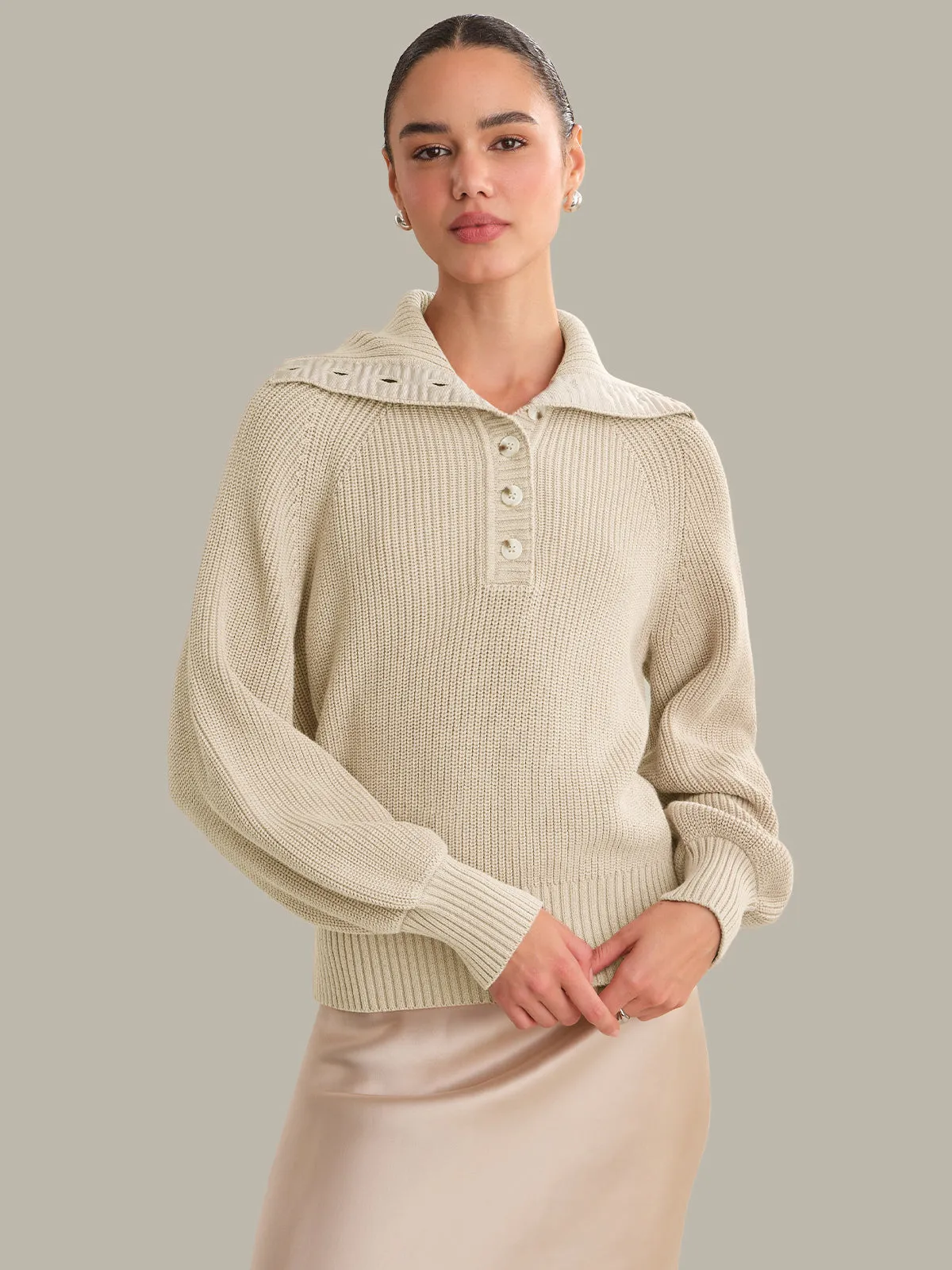 Carina: Cotton Sweater sold by 525 America
