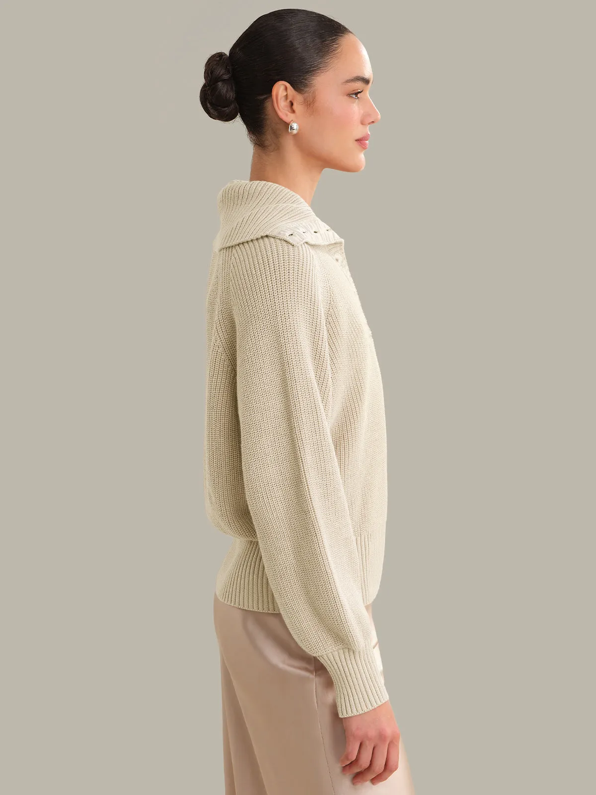 Carina: Cotton Sweater sold by 525 America product image thumbnail 2
