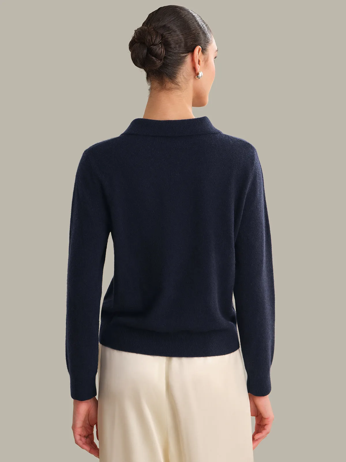 Hayes: Cashmere Classic Polo sold by 525 America product image thumbnail 3