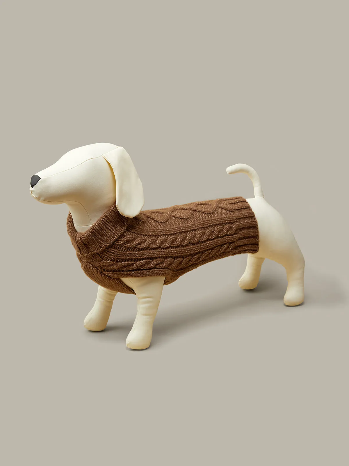 Cable Wool Blend Dog Sweater sold by 525 America product image thumbnail 5