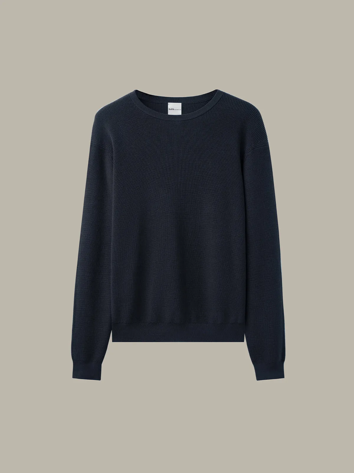 Men's Ribbed Cotton Crewneck sold by 525 America