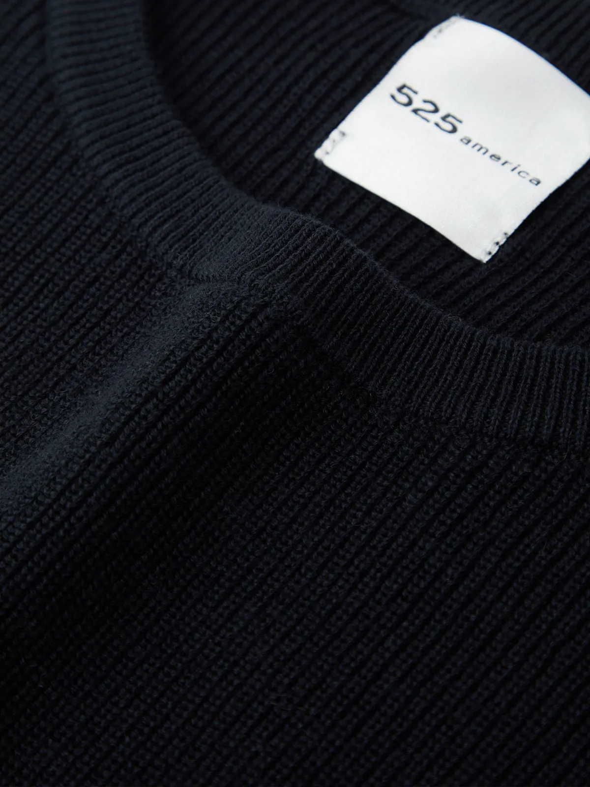 Men's Ribbed Cotton Crewneck sold by 525 America product image thumbnail 3