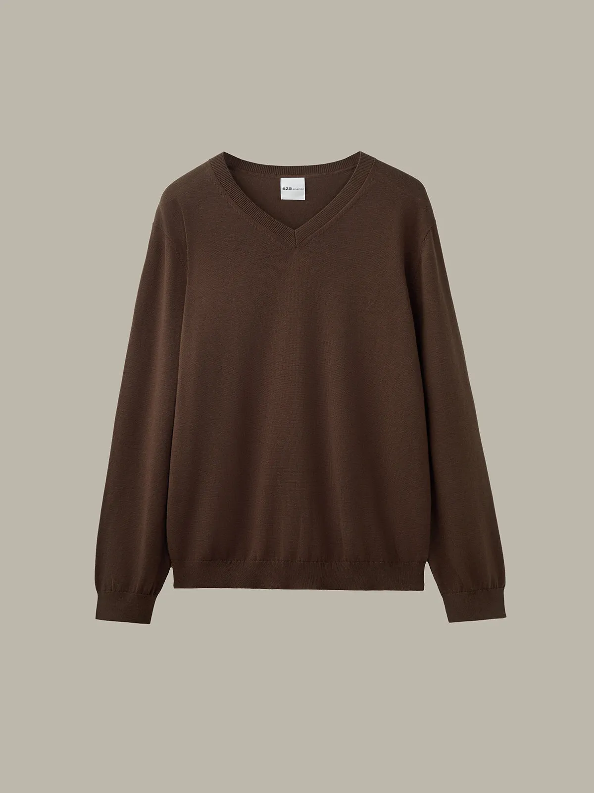 Men's Cotton V-Neck Sweater sold by 525 America