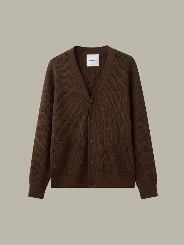 Men's Cotton V-Neck Cardigan sold by 525 America