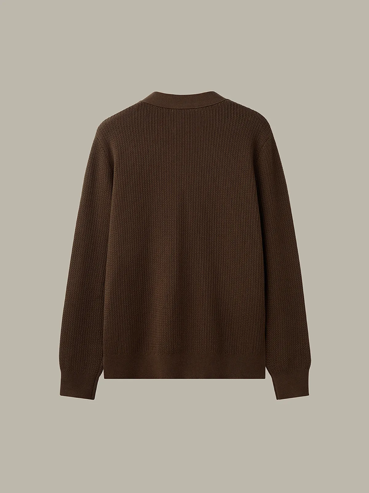 Men's Cotton V-Neck Cardigan sold by 525 America product image thumbnail 2