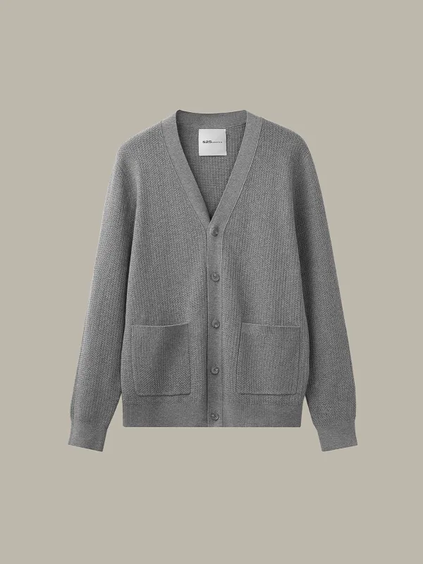 Men's Cotton V-Neck Cardigan sold by 525 America