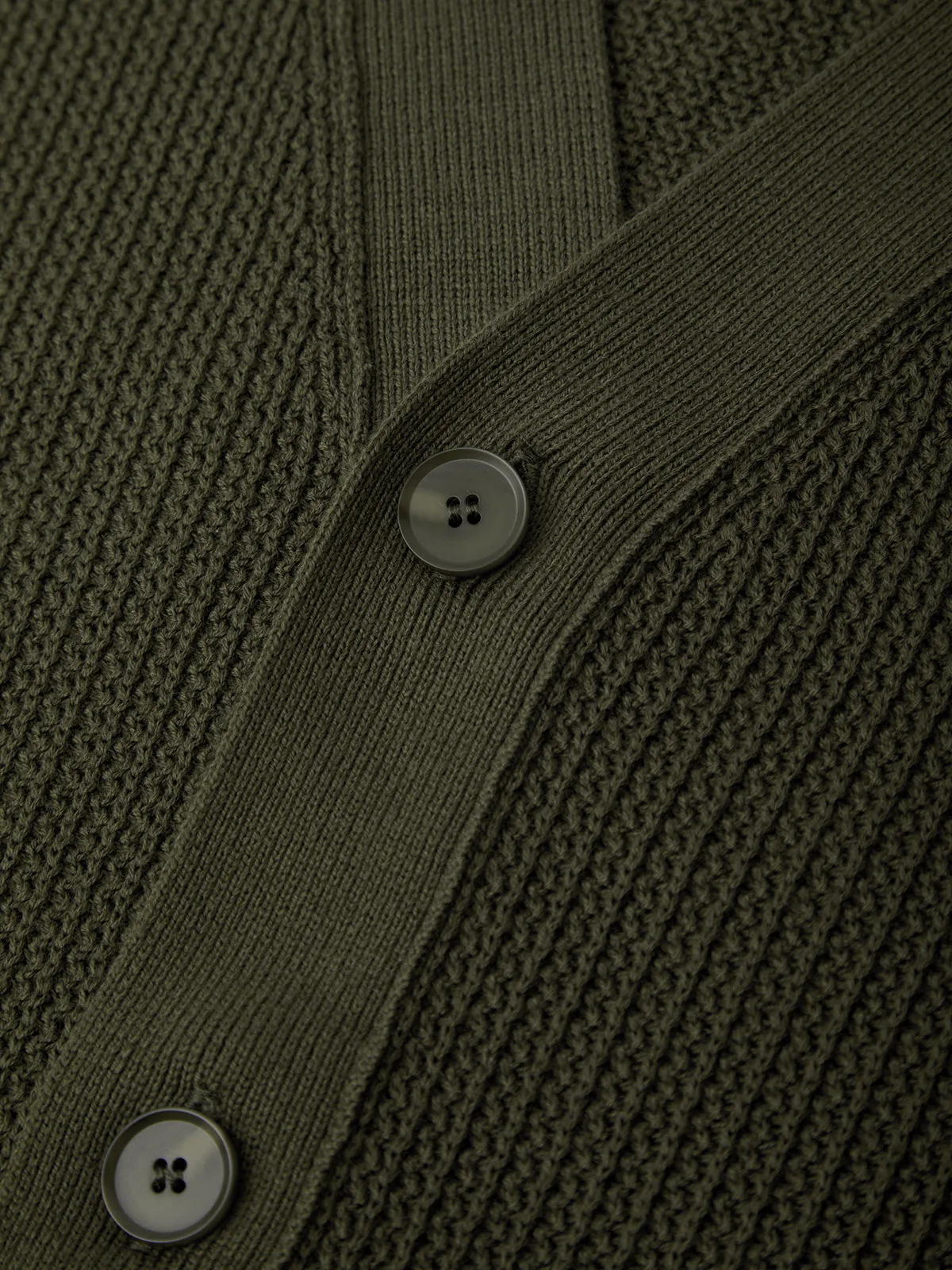 Logan: Men's Cotton V-Neck Cardigan sold by 525 America product image thumbnail 3