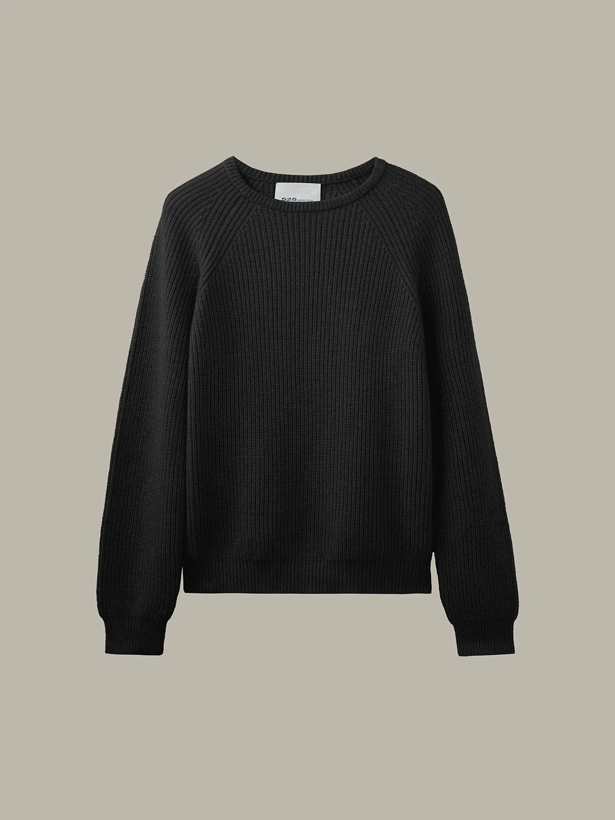 Theo: Men's Cashmere Shaker Stitch Crewneck sold by 525 America