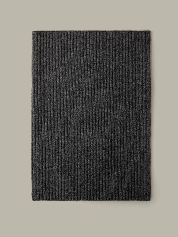 Ribbed 100% Cashmere Cowl Scarf sold by 525 America