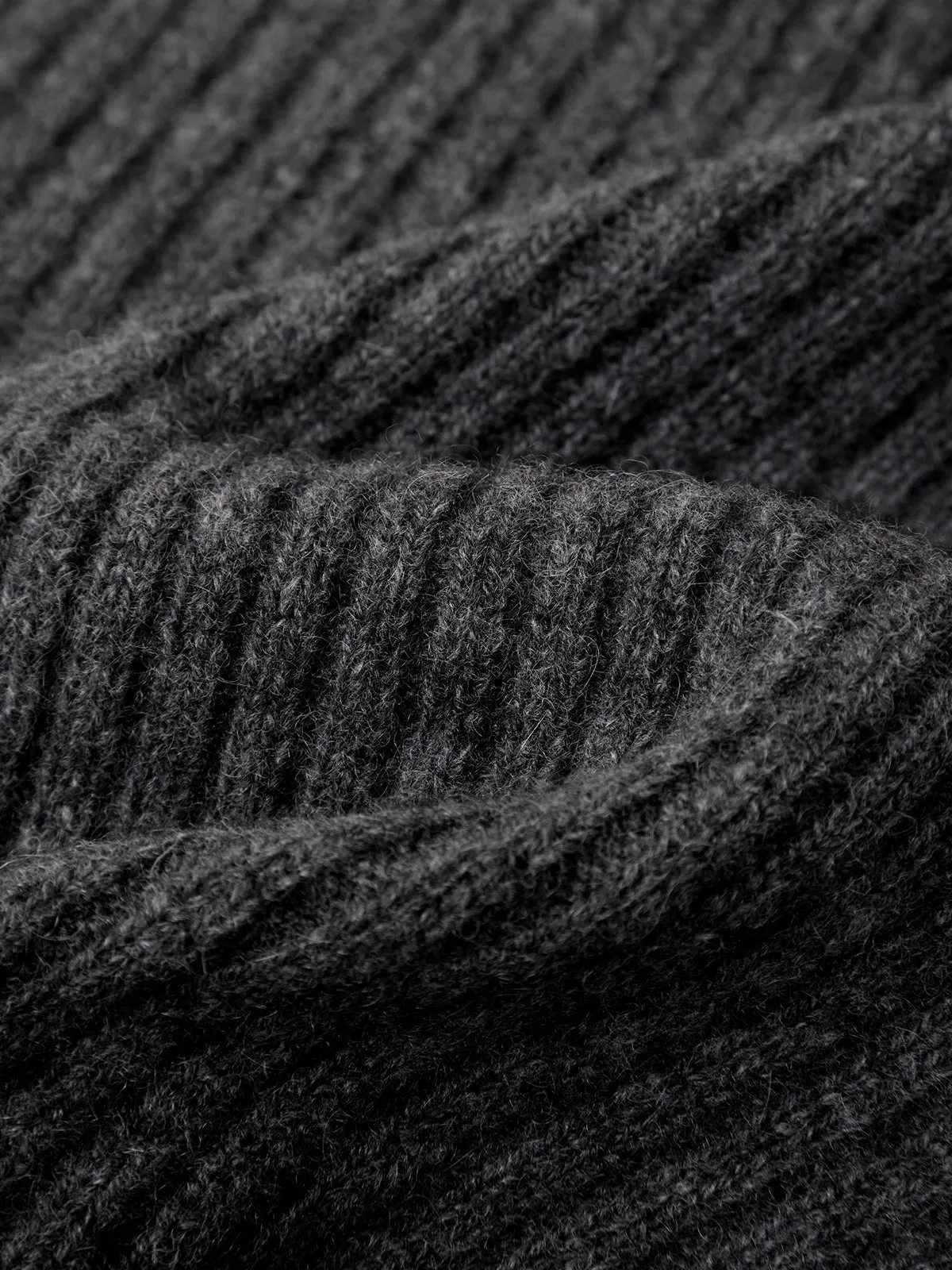 Ribbed 100% Cashmere Cowl Scarf sold by 525 America product image thumbnail 3