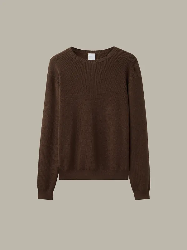 Men's Cotton Ribbed Crewneck sold by 525 America