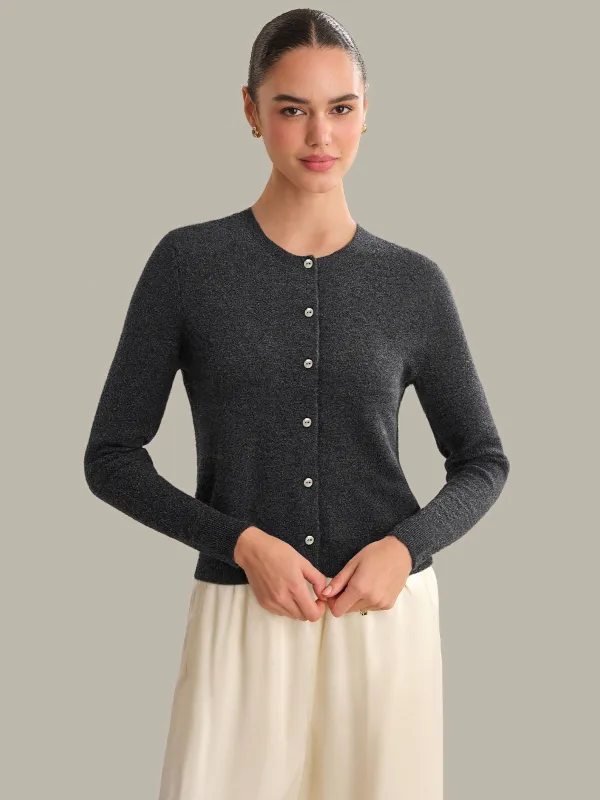 Constance: 100% Cashmere Cardigan sold by 525 America