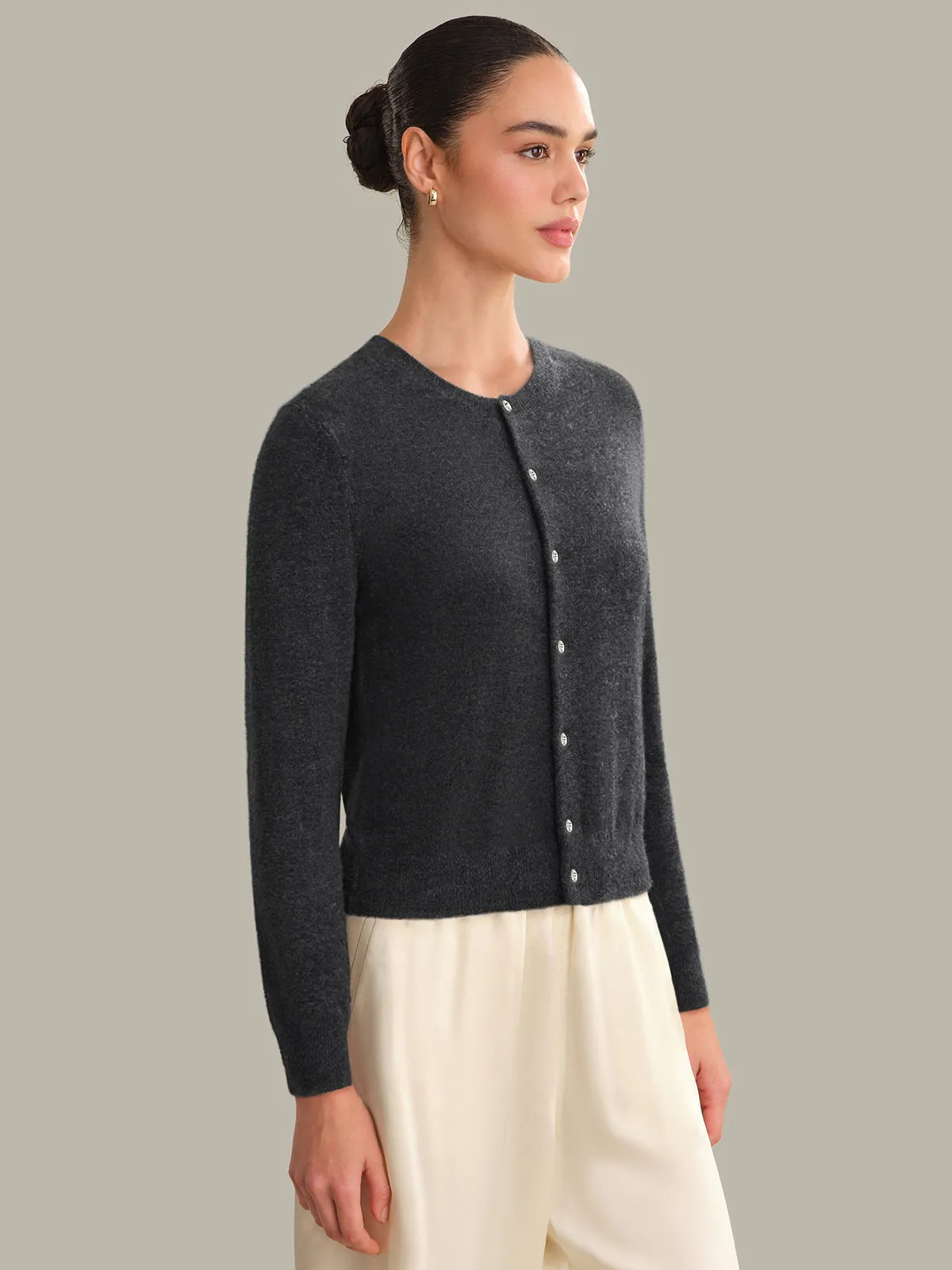 Constance: 100% Cashmere Cardigan sold by 525 America product image thumbnail 2