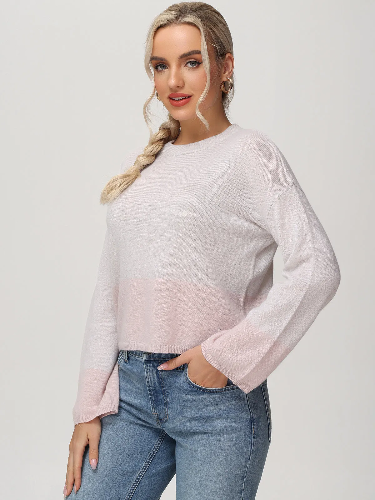 Cashmere Contrast Pullover sold by 525 America product image thumbnail 5