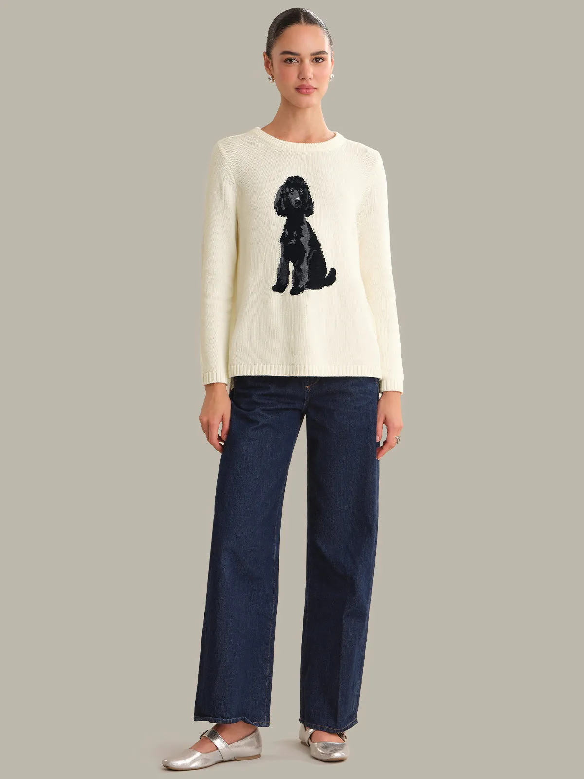 Emma: 100% Cotton Poodle Sweater sold by 525 America product image thumbnail 5