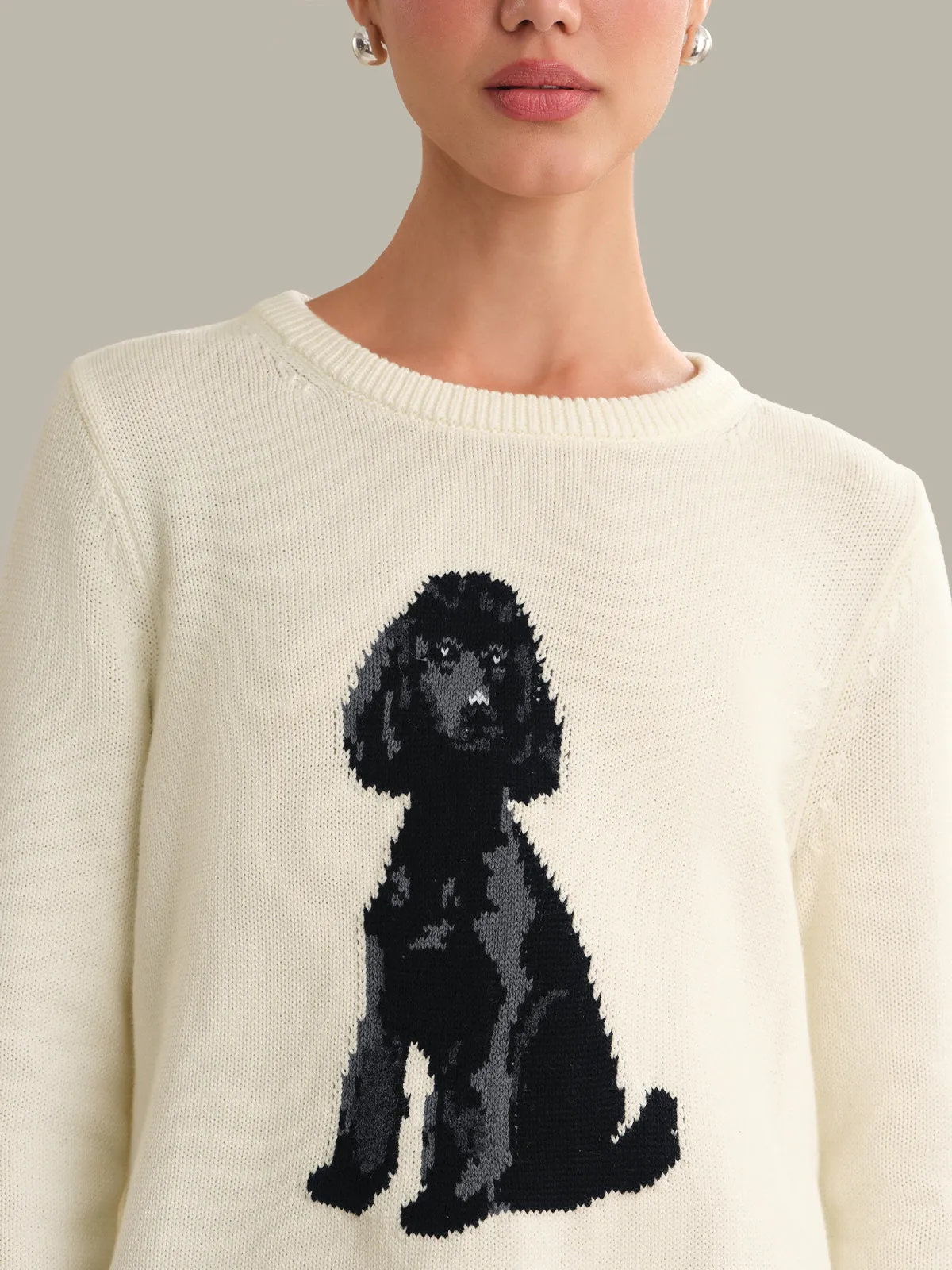 Emma: 100% Cotton Poodle Sweater sold by 525 America product image thumbnail 4
