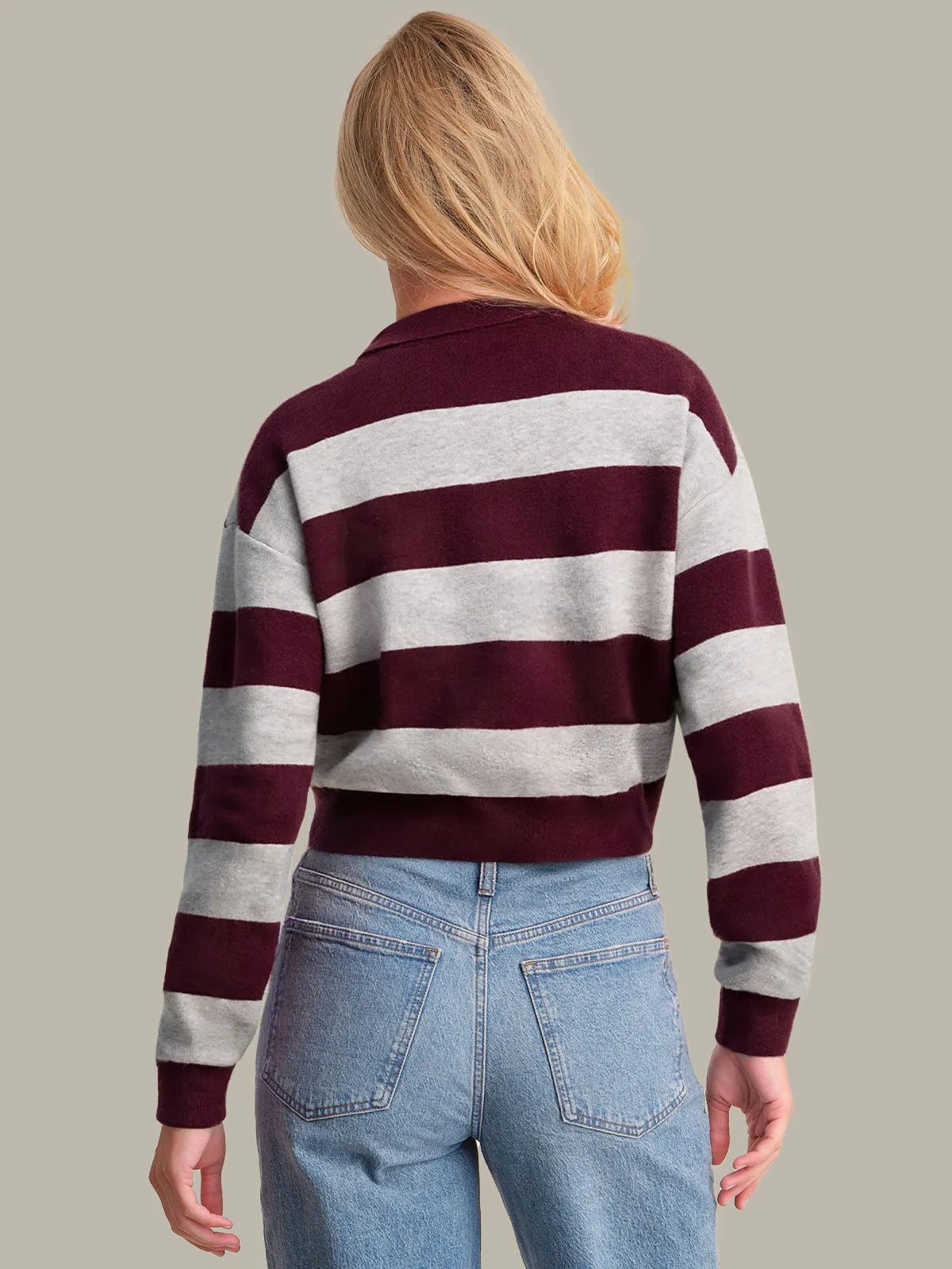 Rugby Stripe Sweater sold by 525 America product image thumbnail 3