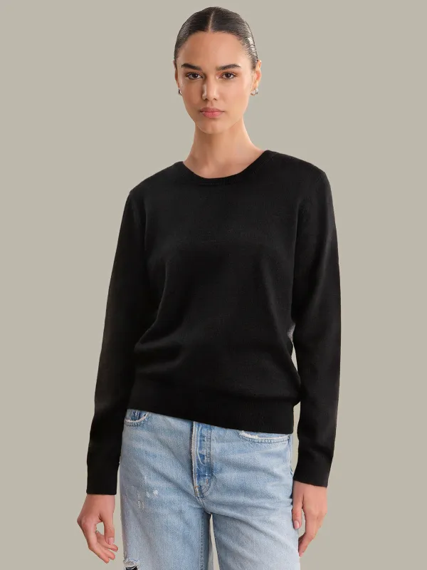 Alba: Cashmere Blend Crewneck sold by 525 America