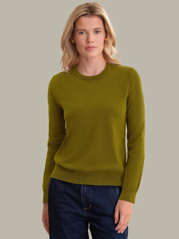 Alba: Cashmere Blend Crewneck sold by 525 America