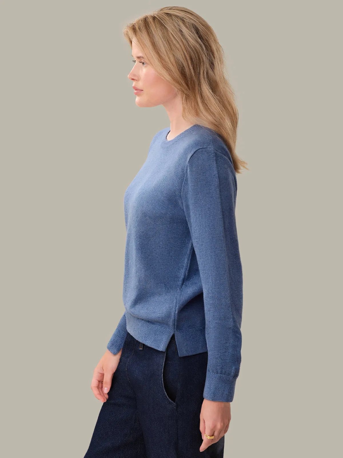 Alba: Cashmere Blend Crewneck sold by 525 America product image thumbnail 2