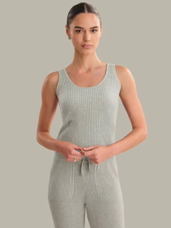 Clarissa: Ribbed Lounge Tank sold by 525 America
