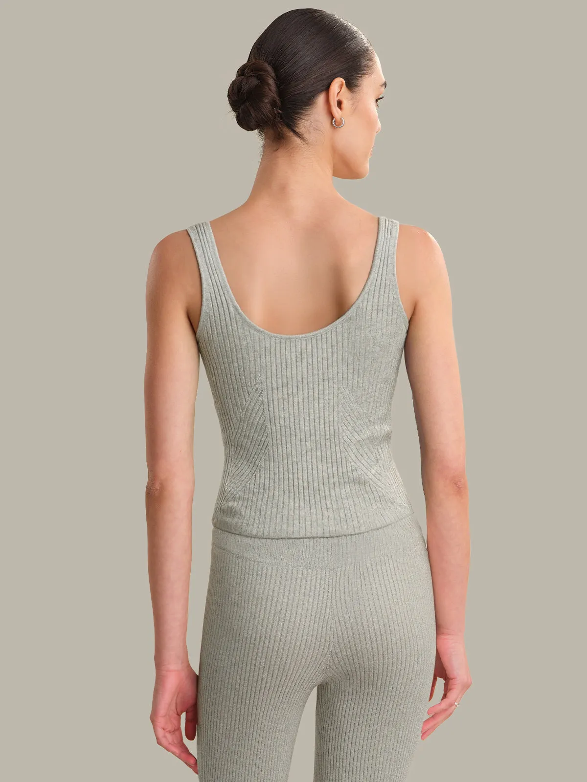 Clarissa: Ribbed Lounge Tank sold by 525 America product image thumbnail 3