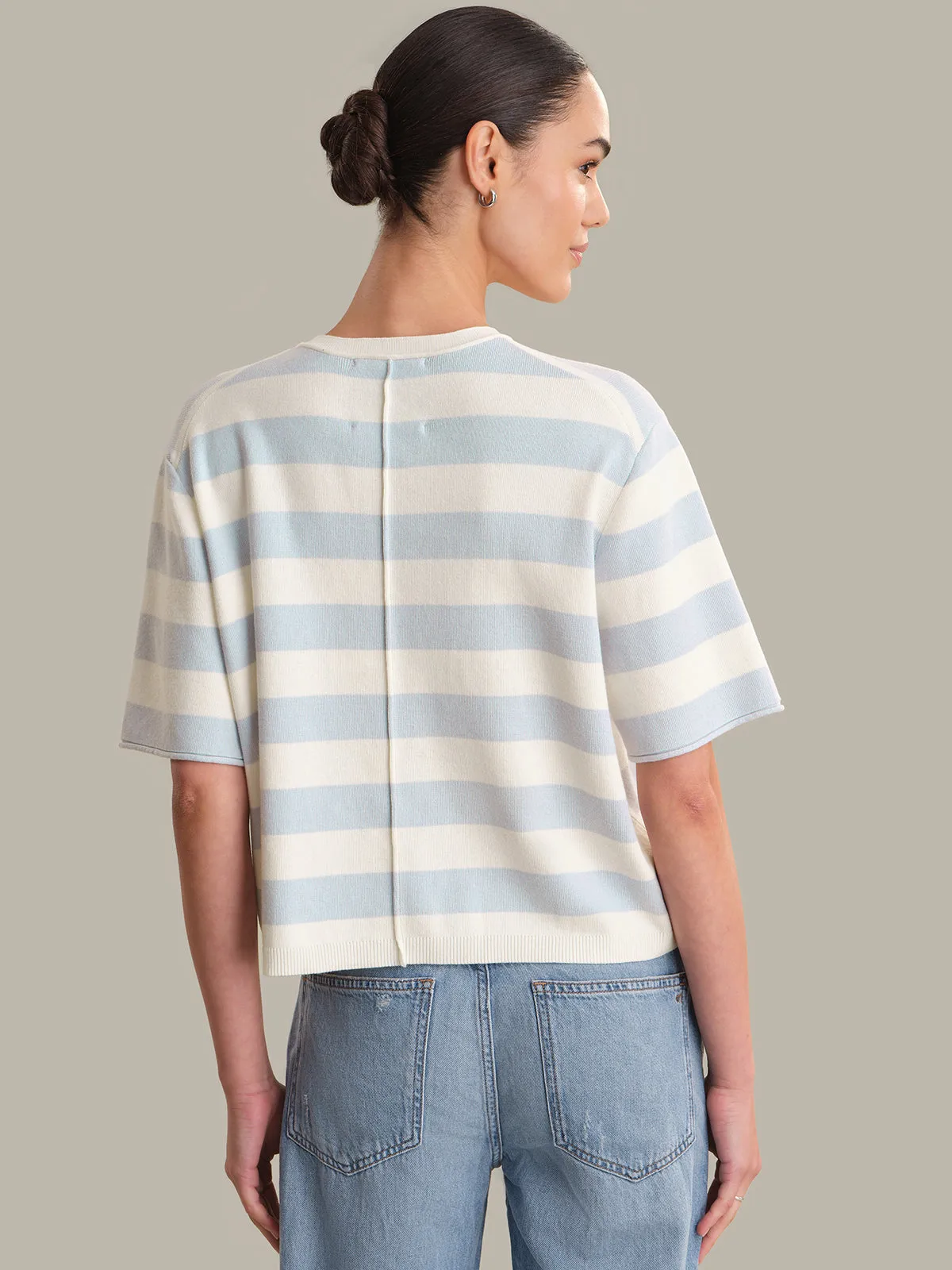 June: Cotton Stripe Pullover sold by 525 America product image thumbnail 3