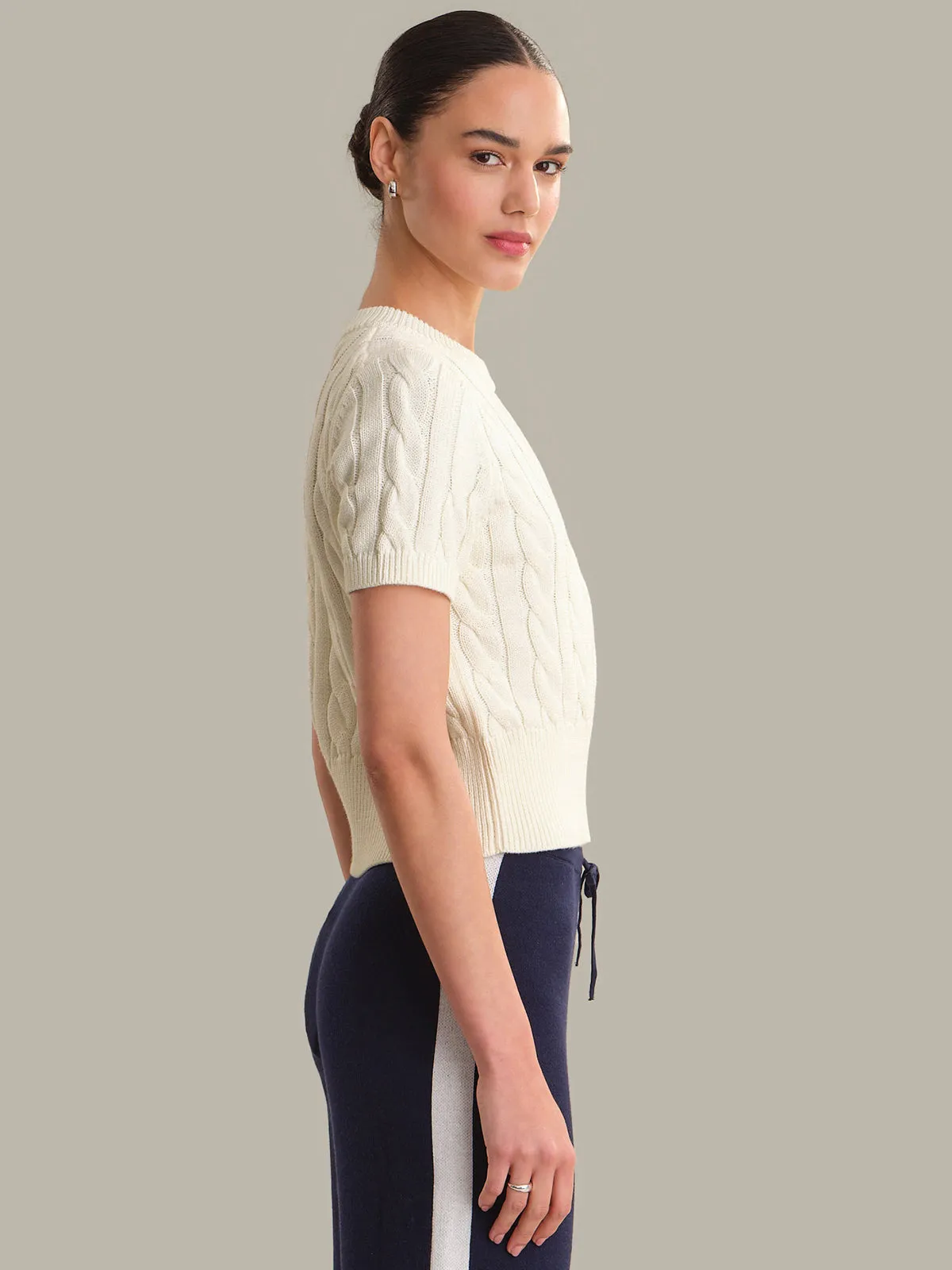 Clara: Cable Knit Pullover sold by 525 America product image thumbnail 2