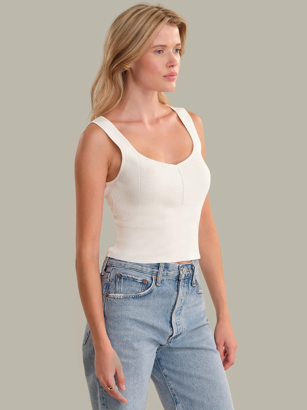Carrie: Ribbed Tank sold by 525 America product image thumbnail 2