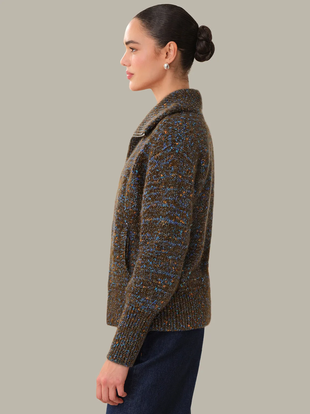 Trina: Space-Dye Sweater Jacket sold by 525 America product image thumbnail 2