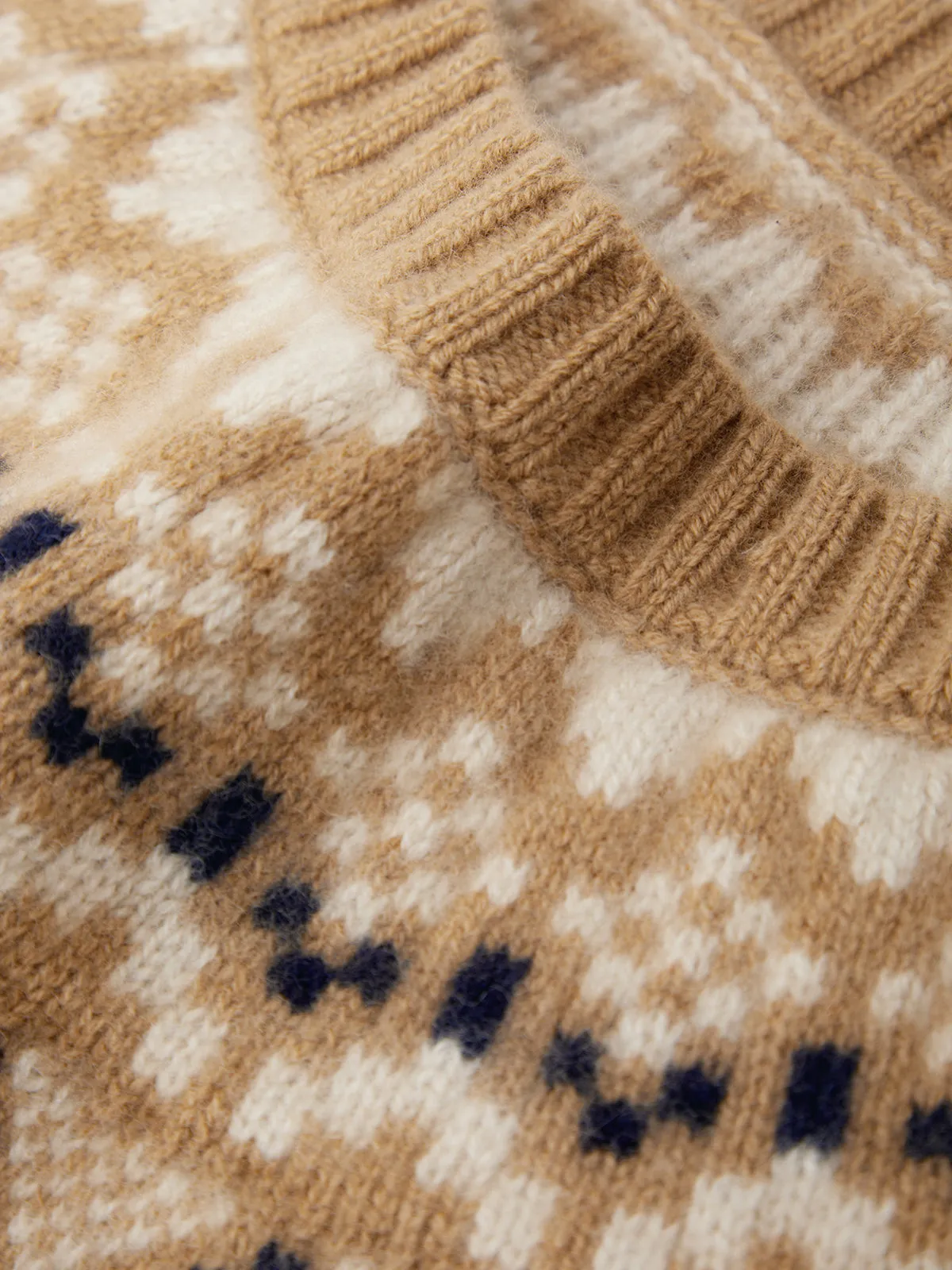 Mira: Cashmere Blend Fair Isle Pullover sold by 525 America product image thumbnail 5