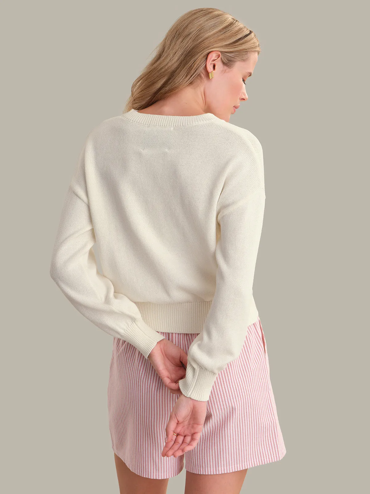 Clover: Market Graphic Cotton Sweater sold by 525 America product image thumbnail 3