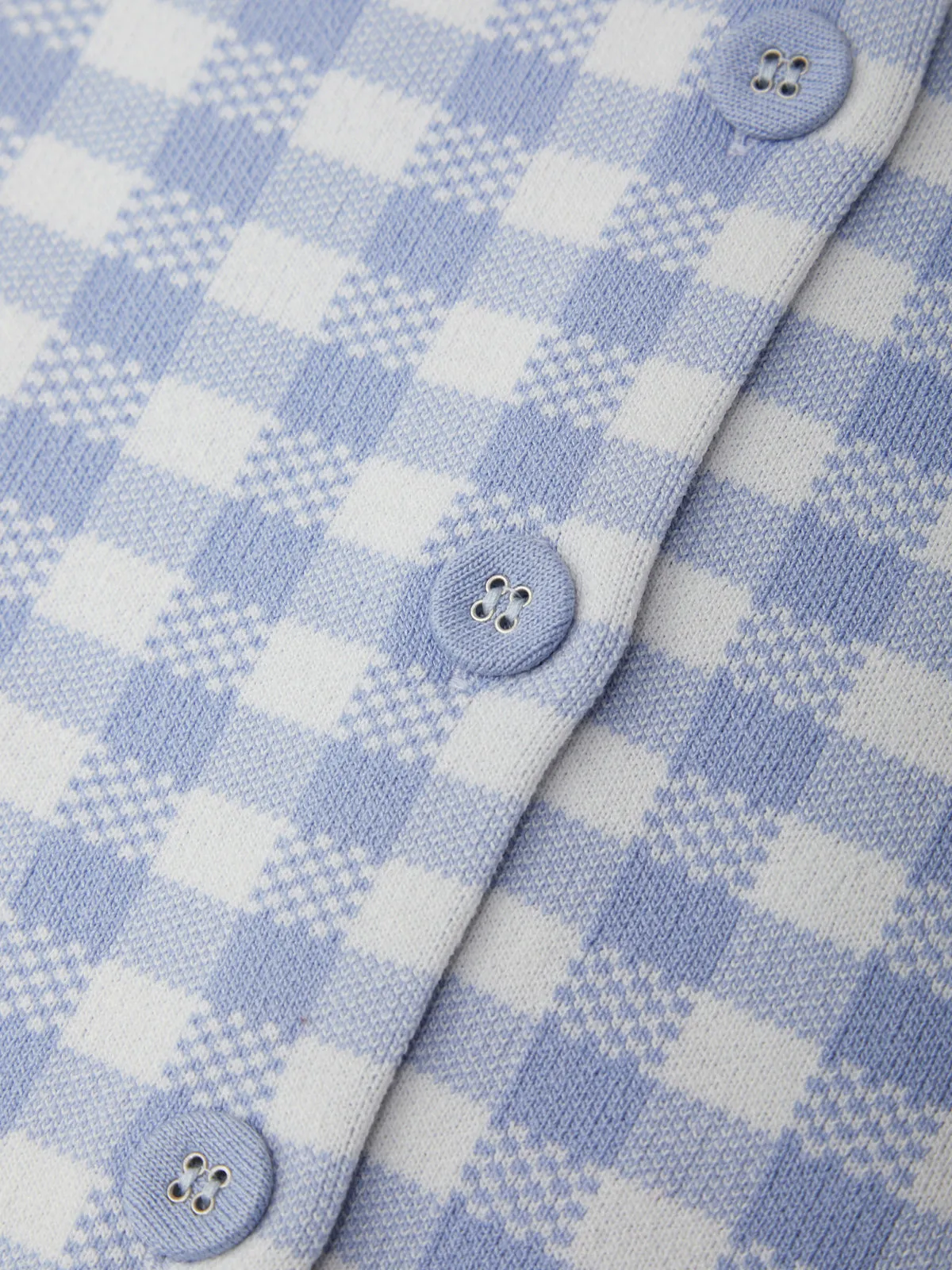 Rue: Gingham Longline Cardigan sold by 525 America product image thumbnail 5
