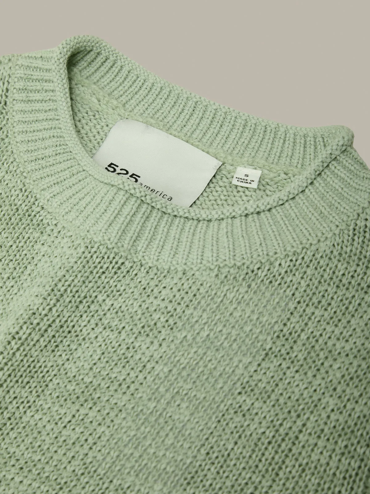 Terri: Roll Edge Short Sleeve Sweater sold by 525 America product image thumbnail 4