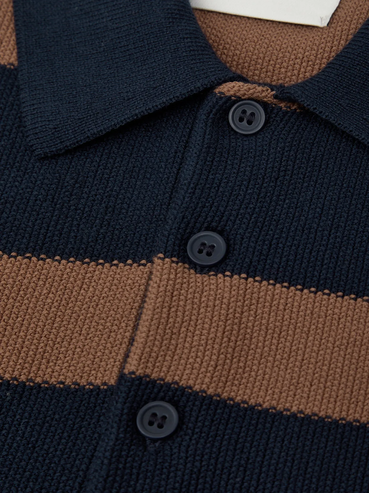 Nash: Men's Cotton Stripe Knit Polo sold by 525 America product image thumbnail 4