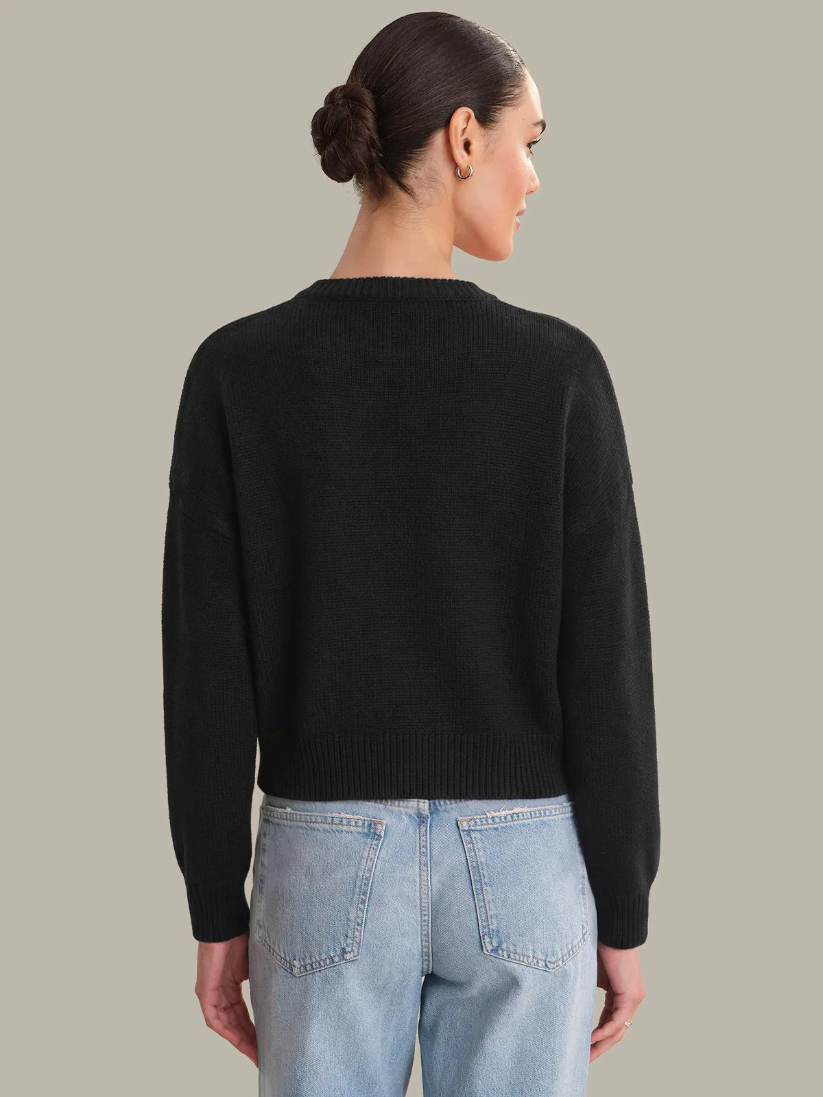 Veda: Classic Cotton Crewneck Sweater sold by 525 America product image thumbnail 3