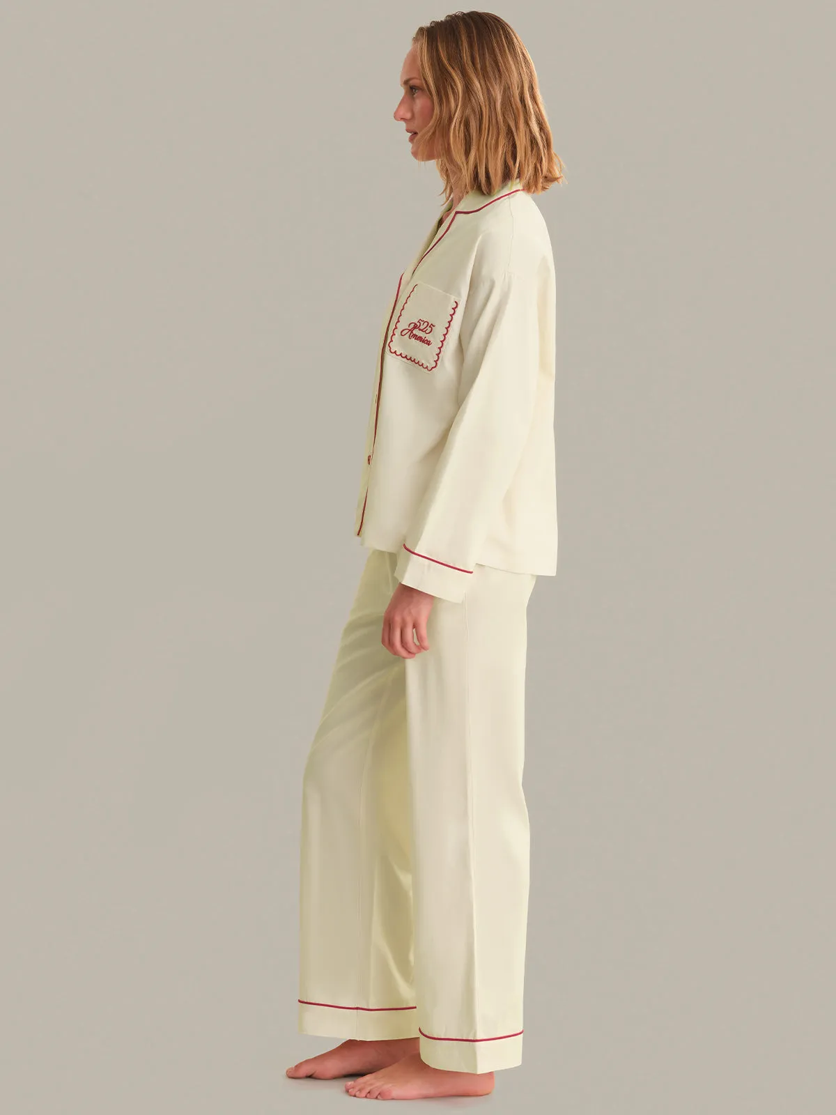 The Cotton Contrast Sleep Set sold by 525 America product image thumbnail 2