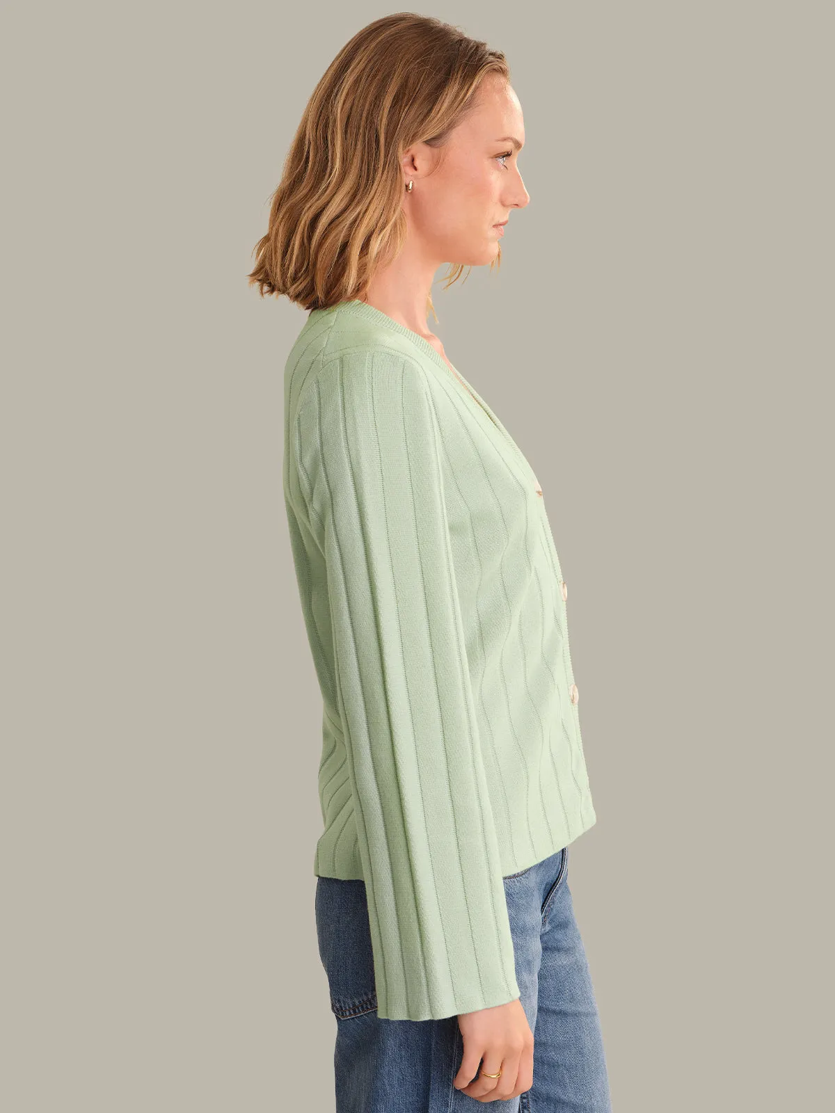 Fern: Cotton Cardigan sold by 525 America product image thumbnail 2
