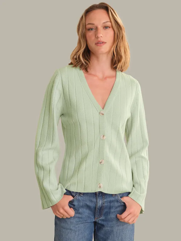 Fern: Cotton Cardigan made by 525 America