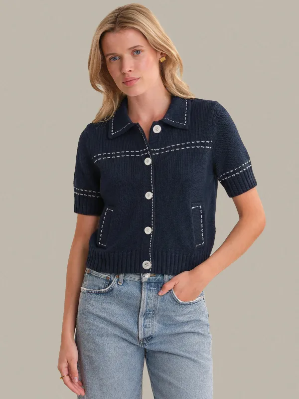 Peyton: Chunky Knit Cardigan made by 525 America